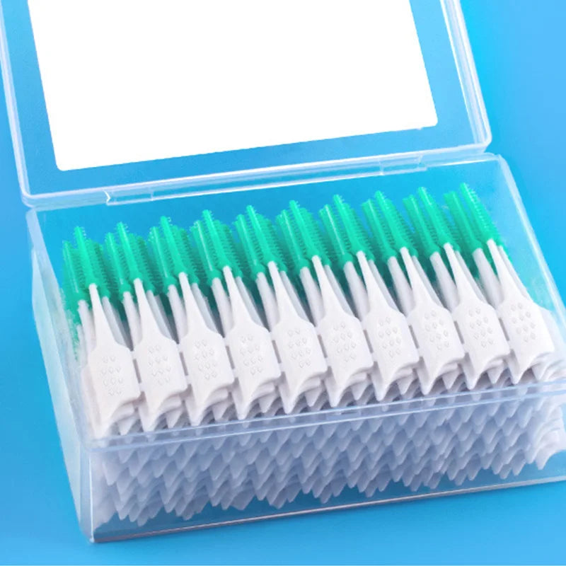 200Pcs Dental Floss Water Pick Dental Dentistry Beauty Health Dental Products Tooth Pick Interdental Brushes Dental Supplies