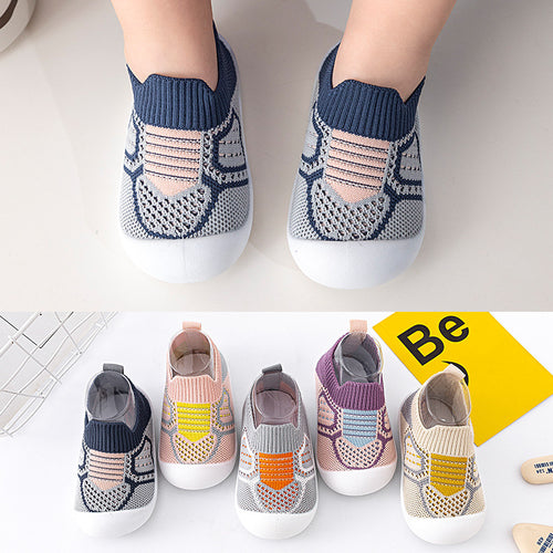 Children's socks with a pattern on a white background