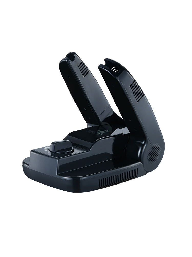 Black knife sharpener on a white background