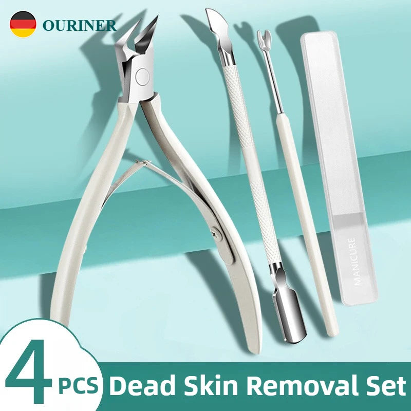 Toe Nail Clipper Set For Ingrown Or Thick Toenails Trimmer Toenail Nipper Manicure Set