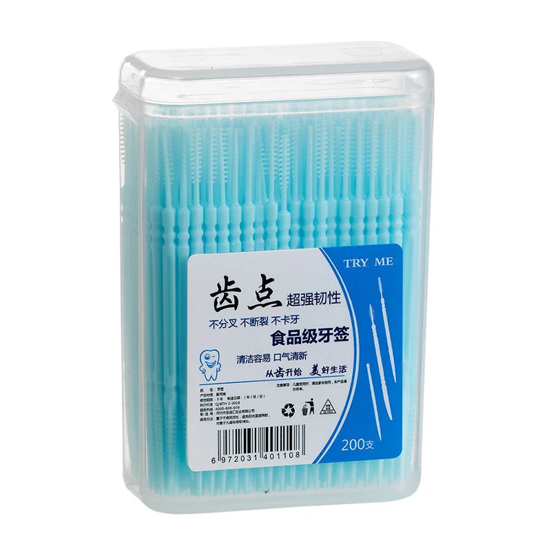 200Pcs Dental Floss Water Pick Dental Dentistry Beauty Health Dental Products Tooth Pick Interdental Brushes Dental Supplies