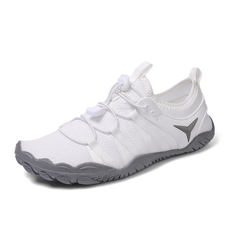 White sneaker on a white background