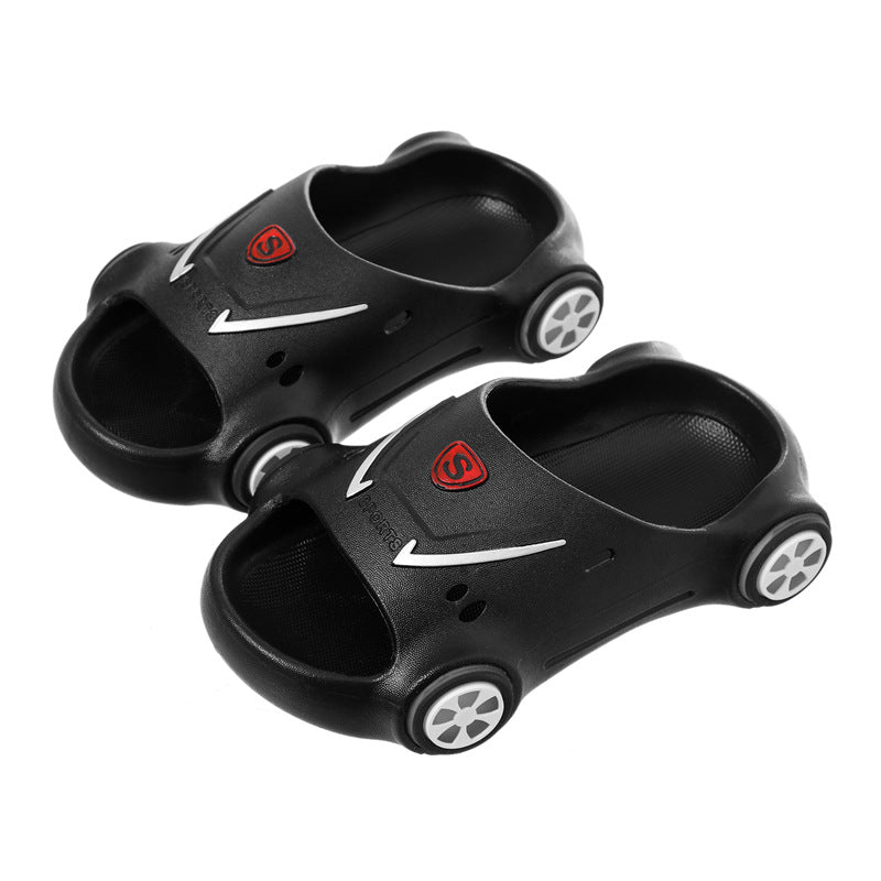 Black golf club head covers with Nike logo on a white background